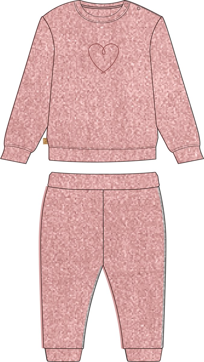 Frogs and Dogs - F&D Velours Baby Pyjama | Zephyr meisjes jongens - Katoen - Maat 86