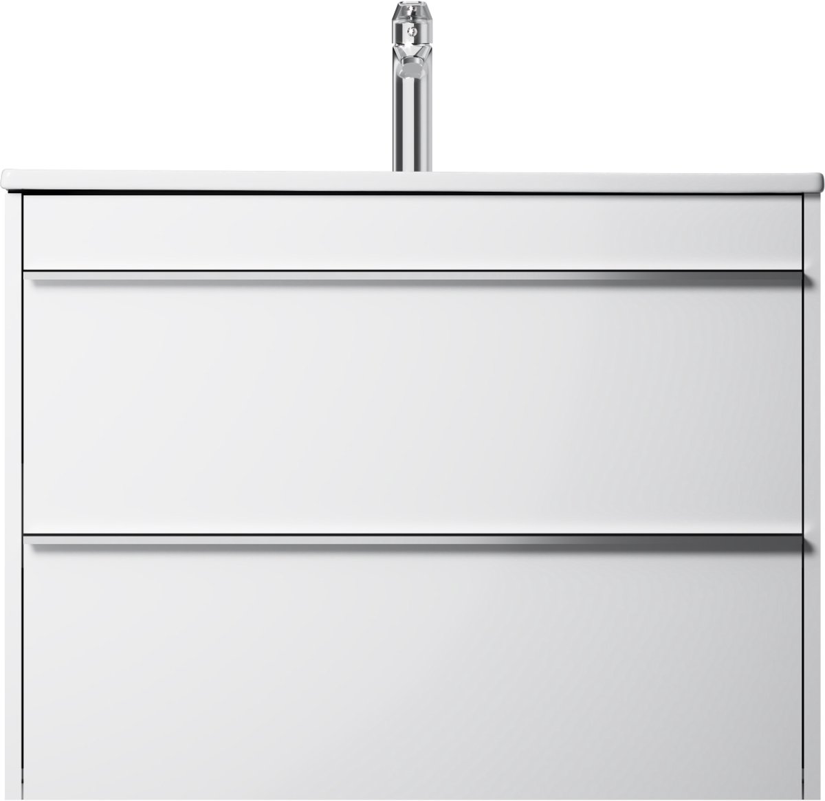 AM.PM Hit - Badkamermeubel met wastafel - 80 cm - 2 lades - Wastafelonderkasten - Plat Pakket