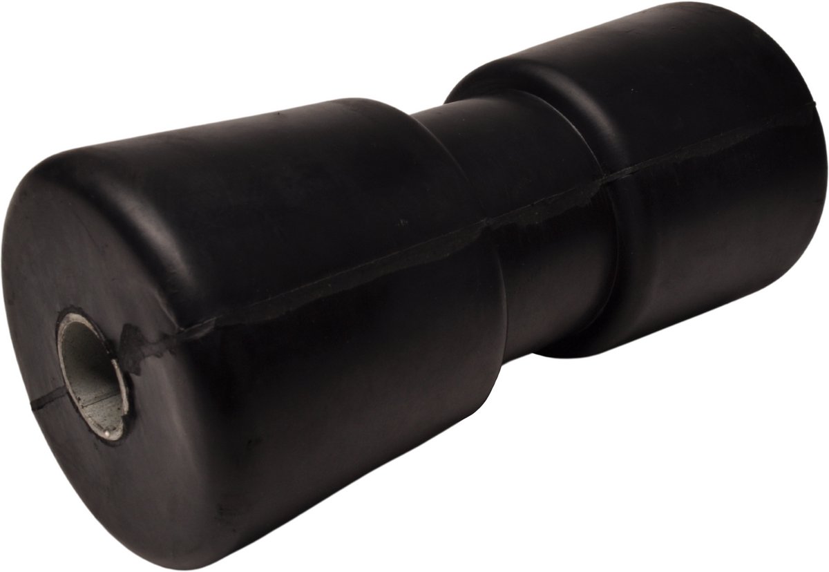 Kielrol zwart - 188x83 mm - 21 mm naafdiameter