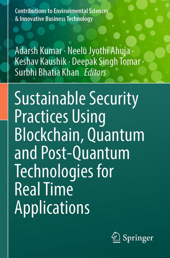 Contributions to Environmental Sciences & Innovative Busines ... - cover