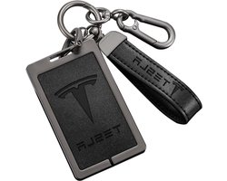 Titel: Siliconen Sleutelkaarthouder voor Tesla Model 3 & Model Y - Sleutelhanger Kaarthouder Accessoires