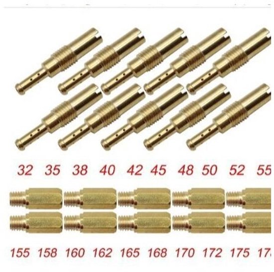 Geschikt voor PWK carburateur reparatieset - Past op PE carburateur hoofdsproeier stationair sproeier onderdeel van Merkloos	 — afbeelding 2