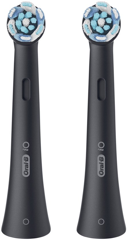 Oral-B iO Ultimate Clean Originele Opzetborstels - CrissCross borstelharen - 2 stuks - Zwart