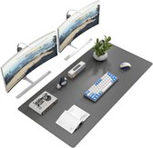 Sous-main De Bureau En Cuir Synthétique - Antidérapant, Imperméable - Plusieurs Tailles (jusqu'à 120x60 Cm) Et Couleurs