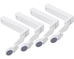 Dekbedclips - Hoekbevestiging voor bedlakens - set van 4 beddengoedklemmen - voor bedlakens/bevestigingsriemen voor bedlakens ter bescherming van de matras、veilige grijpers voor bankkussensv