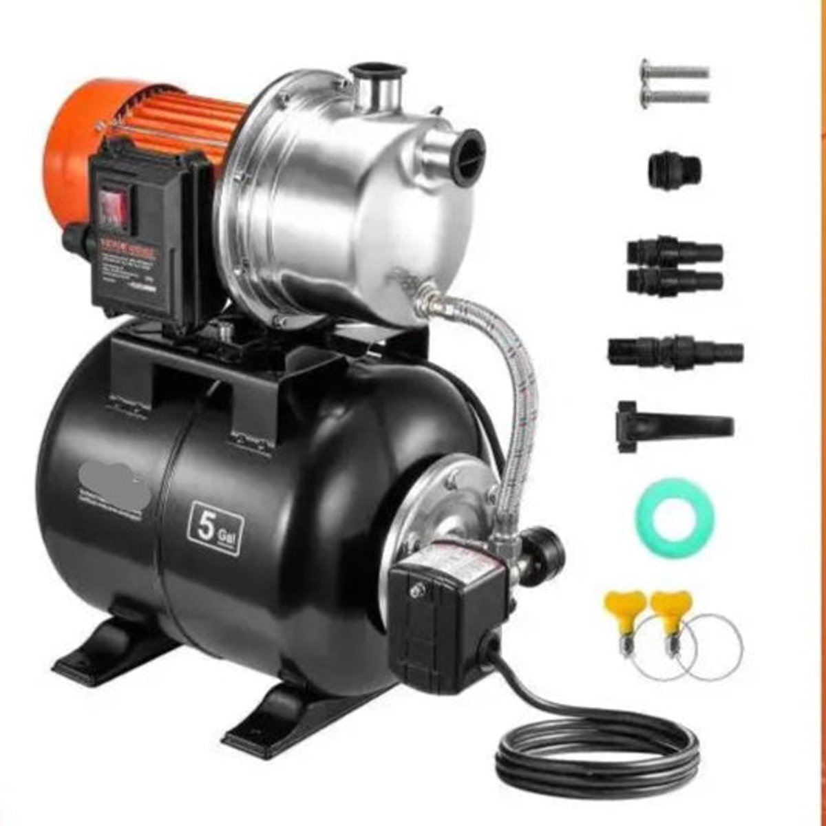 Ondiepe Bronpomp Tuinpomp Waterpomp Met 5 Gal Druk Tank ondiepe-bronpomp-tuinpomp-waterpomp-met-5-gal-druk-tank