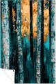 Natuur, Impressionisme, Rivier, Blauw, groen, wit, grijs, bruin