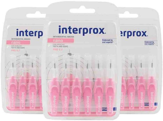 Interprox Ragers Nano Roze PHD 0.7 - 3 x 6 stuks - Voordeelverpakking | bol