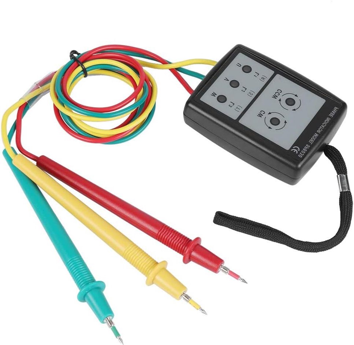 Digitale Fasetester met LED-omleider 200V-480V AC