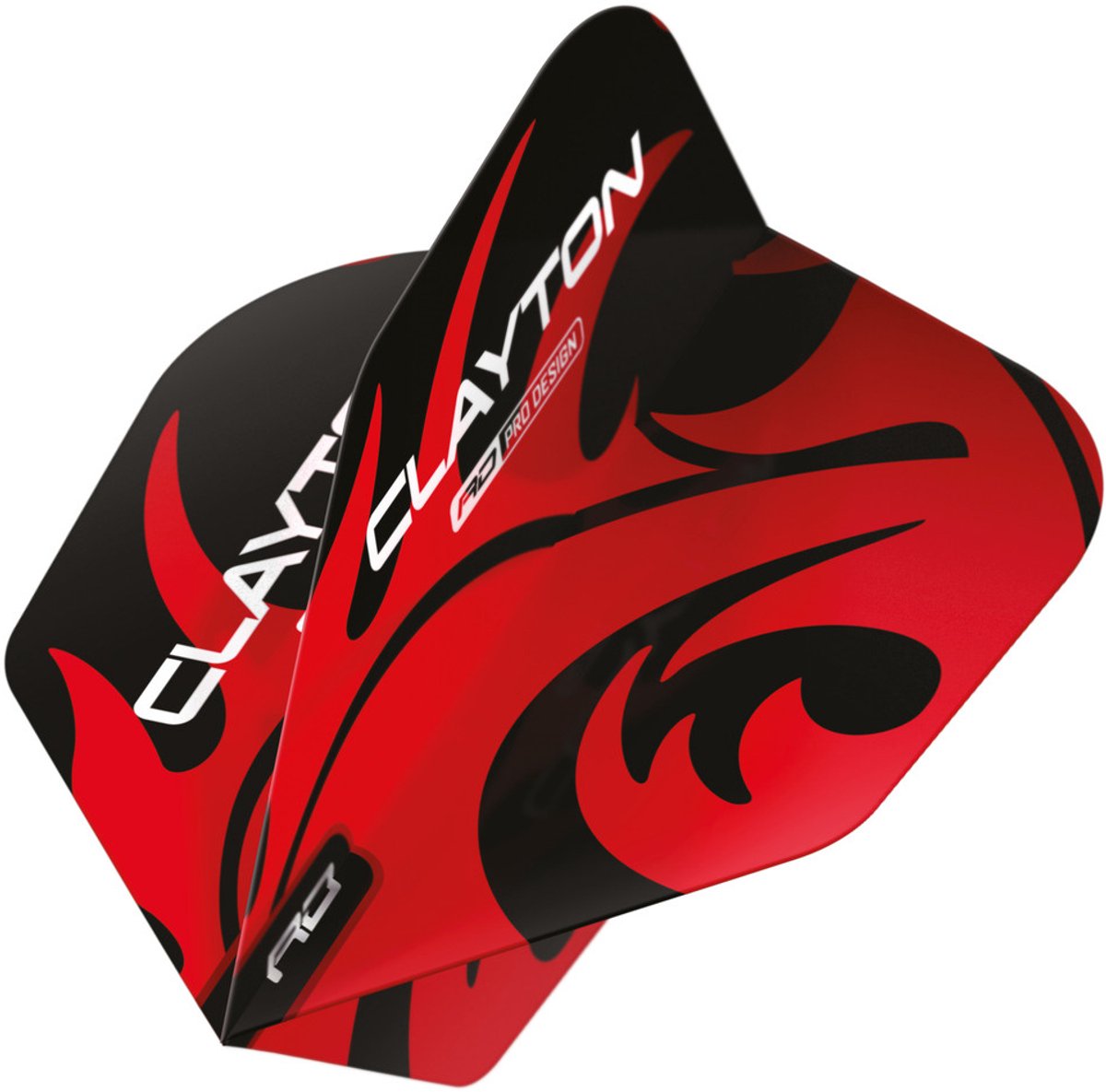 Red Dragon Jonny Clayton Hardcore Red Black NO6 - Dart Flights