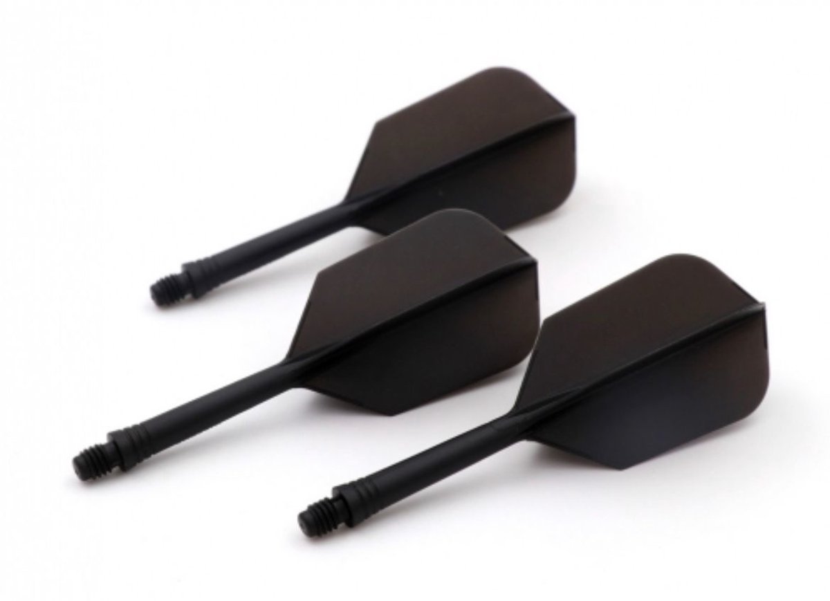 Cuesoul - Tero Flight System AK5 Rost Slim - Black - Dart Flights
