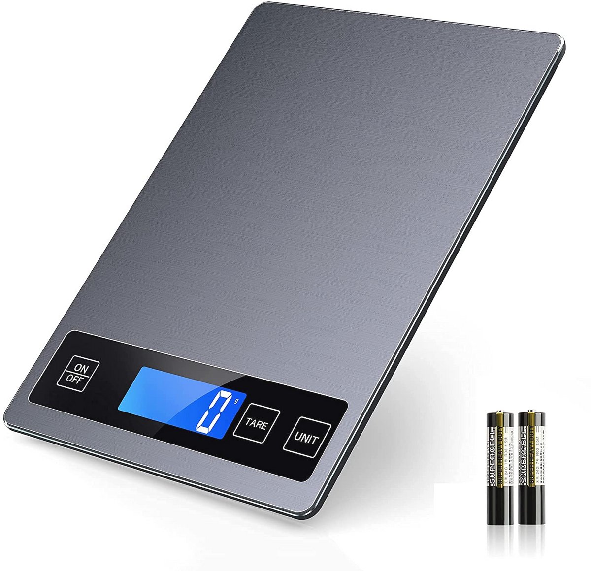 Keukenweegschaal Digitale Precisie 1g - 10kg | Robuust Roestvrij Staal en Glas