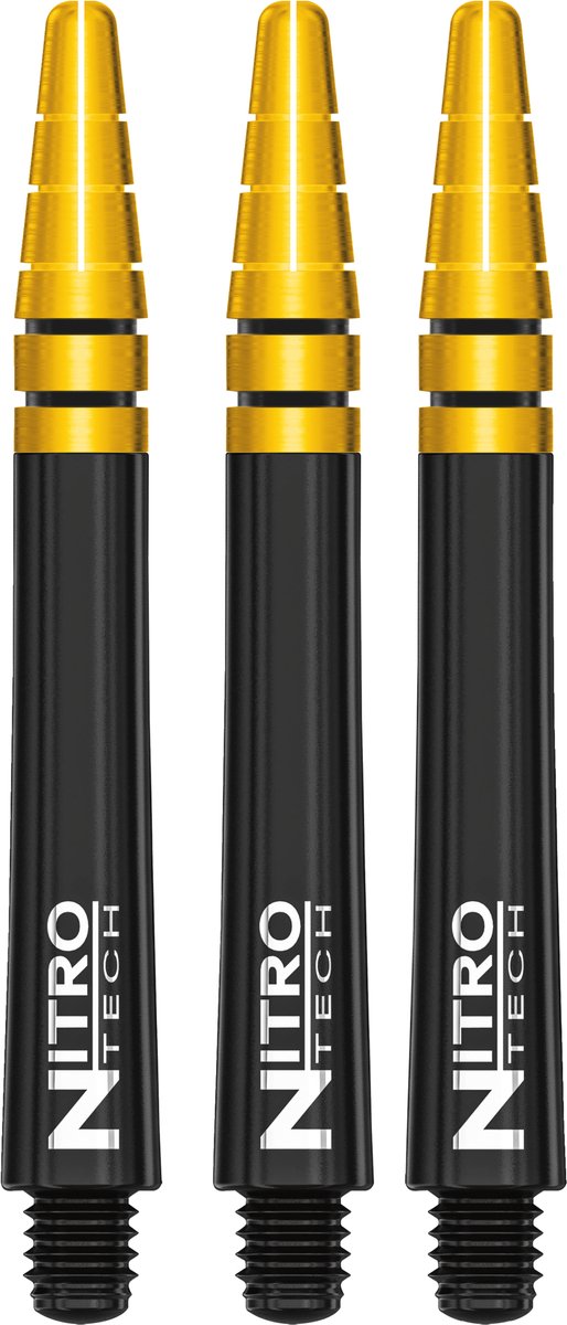 Red Dragon Nitrotech Black/Gold - Dart Shafts Short