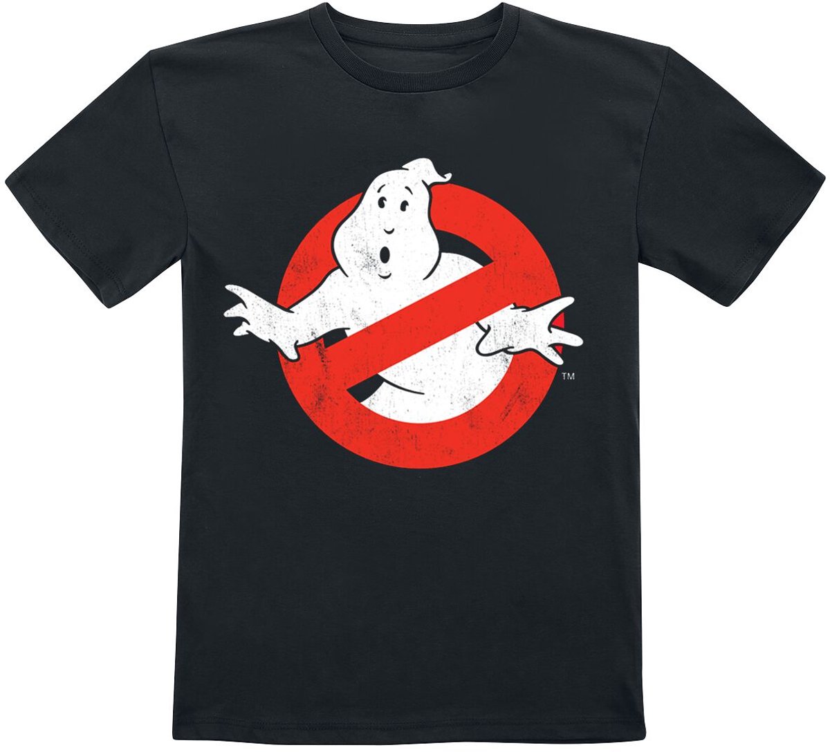 Ghostbusters Kids - Distressed Logo T-shirt zwart Katoen -
