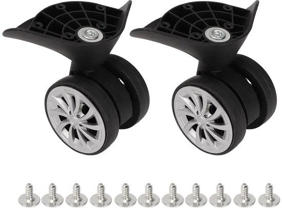 Kofferwielen, kofferwielen vervangen EEN Paar Spinner 360 Rotatie Wiel Vervangende Bagage Wielen for Koffers Reiskoffer Reparatie (YF-W111
