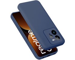 Cadorabo Hoesje geschikt voor Realme GT7 in LIQUID BLAUW - Beschermhoes gemaakt van flexibel TPU silicone Case Cover