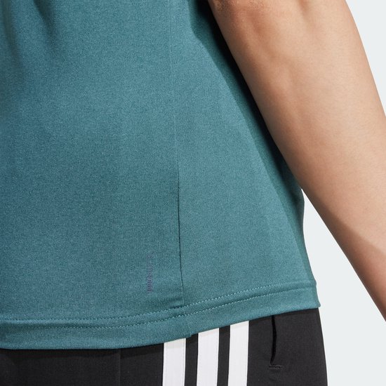 T-shirt V V adidas Performance AEROREADY Train Essentials à logo Image de marque - Femme - Vert - 2XS