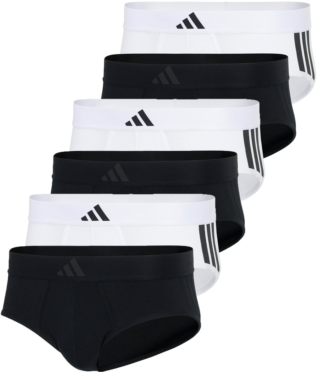 Adidas Basic Brief Heren Herenondergoed Slip Ondergoed, set van 6