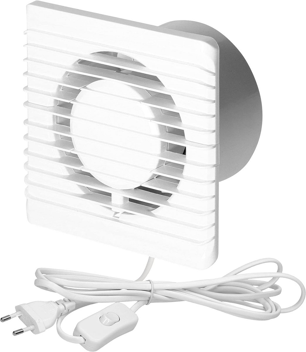 Stille Badkamerventilator voor Efficiënte Ventilatie in Badkamer en Kantoor