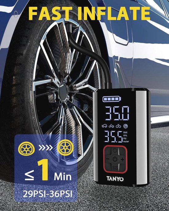 Compresseur D'Air Portable Pour Gonfleur De Pneus | Gonfleur De Pneu