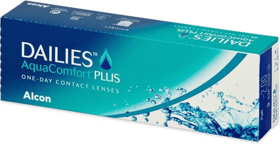 +8,00 Dailies Aqua Comfort Plus - Pack de 30 - Lentilles quotidiennes - Lentilles de contact