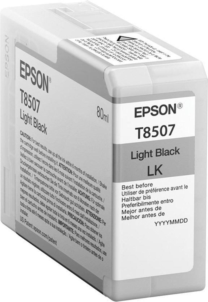 Epson T8507 - Inktcartridge / Licht Cyaan
