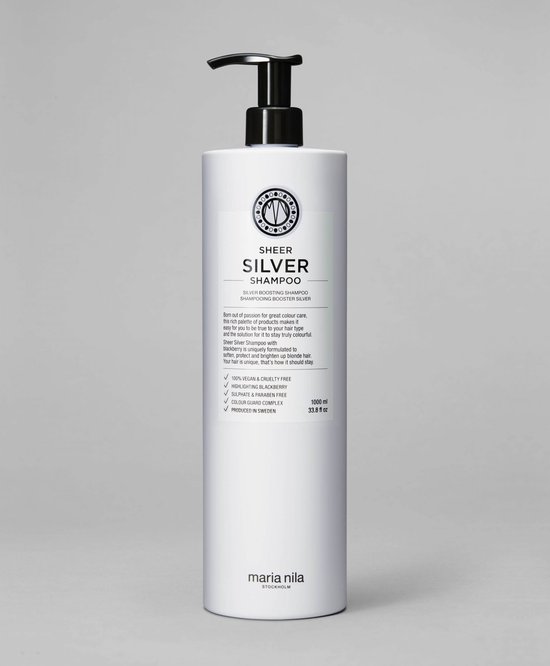 Maria Nila - Sheer Silver Shampoo - 1000ml
