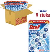 Bref Power Aktiv Toiletblok Oceaan - 9 x 3 stuks