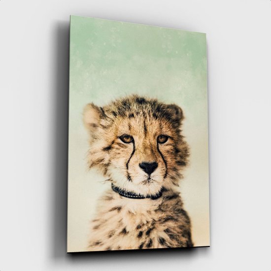 bureau rooster weg te verspillen Poster Baby Cheetah - Papier - Meerdere Afmetingen & Prijzen |  Wanddecoratie -... | bol.com
