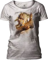 Ladies T-shirt Tree Demon Leopard M