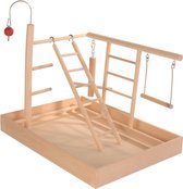 Trixie Speelplaats Hout Voor Kanarie En Parkiet - 35X25X27 CM