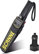 Odisus Metaaldetector - Hand Metaaldetector - Trilfunctie & Geluid - Instelbare Gevoeligheid - 2 Standen - LED Lampje - Broek Holster