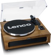Lenco LS-410WA - Platenspeler met Bluetooth - 4 ingebouwde Speakers - Audio Technica Naald - Hout
