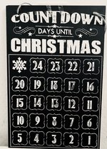 Krijtbord Countdown until Christmas | Kerst decoratie | Kerst | Cadeau