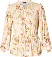 YESTA Helena Blouse - Pale Pink/Multi Colo - maat 4(54/56)