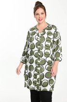 Paprika Dames Lang hemd met knoopjes - Blouse - Maat 52