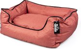 Duvo+ poly bed siesta rhubarbe l - 110x85x26cm rood