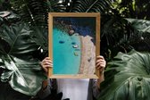 Poster Glasschilderij Beach #4 - 100x140cm - Premium Kwaliteit - Uit Eigen Studio HYPED.®  - 100x140cm - Premium Museumkwaliteit - Uit Eigen Studio HYPED.®