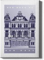 Walljar - Den Haag HS - Muurdecoratie - Poster met lijst