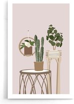 Walljar - Plantjes - Muurdecoratie - Poster