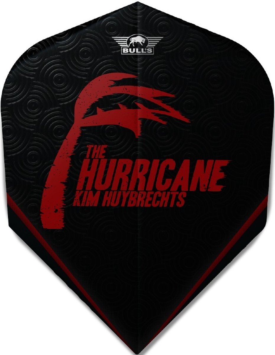 Bull's Powerflite Kim Huybrechts Black Std.6 - Dart Flights