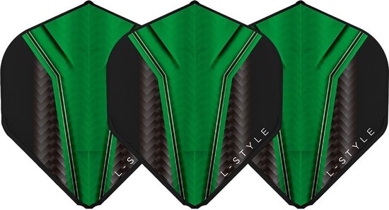 L-Style Champagne L1 EZ Standard Inception Green - Dart Flights van L-Style — afbeelding 3