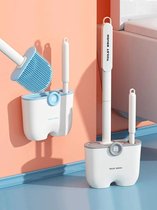 WC borstel 2 in 1 WC borstel met houderLensbare Cleaning Tools Home Badkamer Accessoires Sets