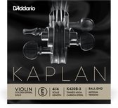 D'Addario K420B-3 Kaplan losse E Snaar viool 4/4 Scale, Medium Tension ball end