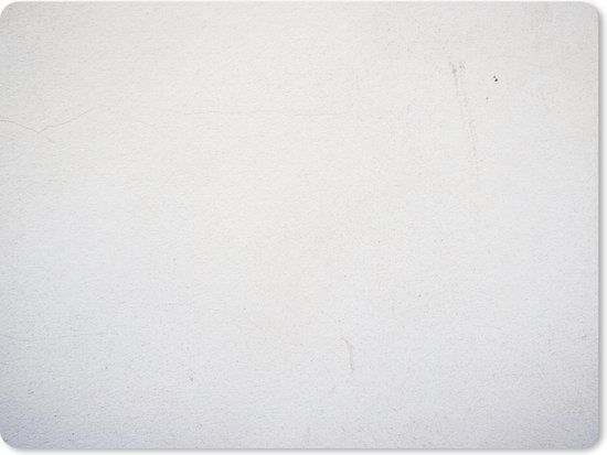 Tapis de souris blanc avec texture gris clair, aux coins arrondis.