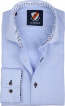 Suitable - Overhemd Wesley Lichtblauw - 40 - Heren - Modern-fit