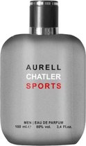 Chatler Eau De Parfum Aurell Sports Heren 100 Ml Fris Zilver