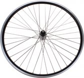 achterwiel Stratos 28 inch velgrem 7V zwart/zilver