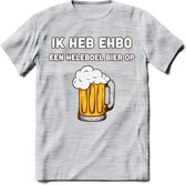 Ik Heb EHBO T-Shirt | Bier Kleding | Feest | Drank | Grappig Verjaardag Cadeau | - Licht Grijs - Gemaleerd - XL