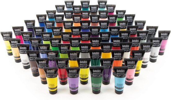 Liquitex Basics Acrylic Paint Set of 48 22ml